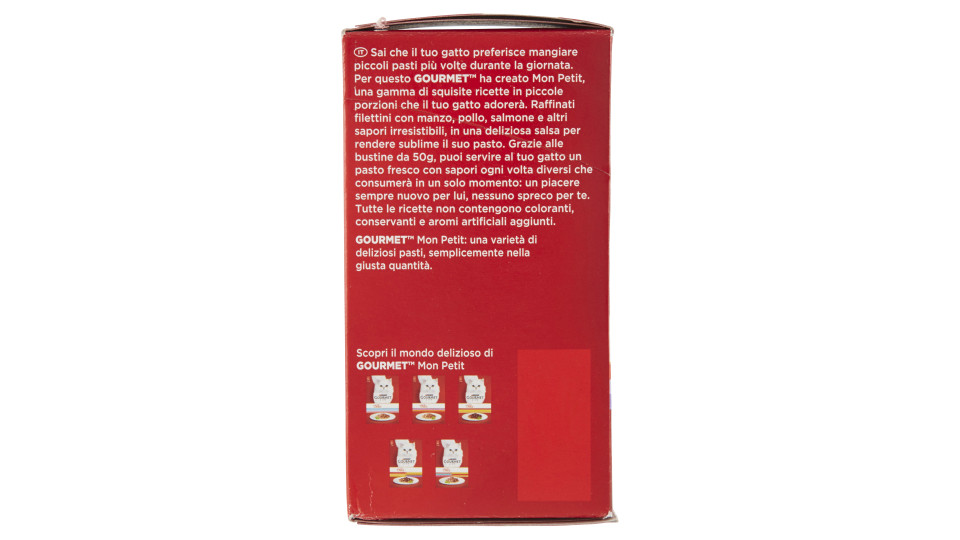 PURINA GOURMET Mon Petit Gatto selezione con Carni (Manzo,...