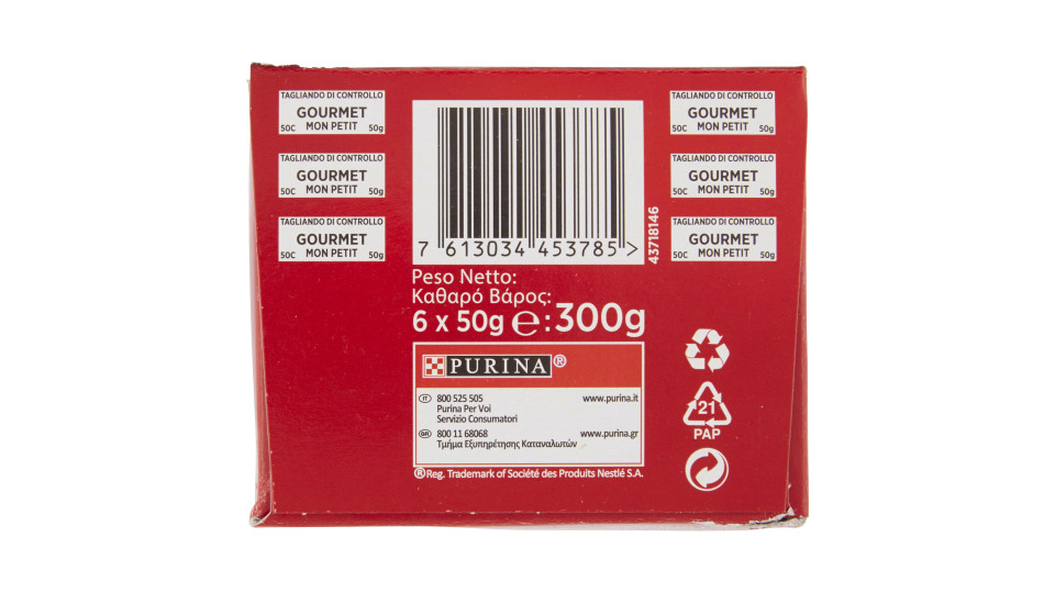 PURINA GOURMET Mon Petit Gatto selezione con Carni (Manzo,...