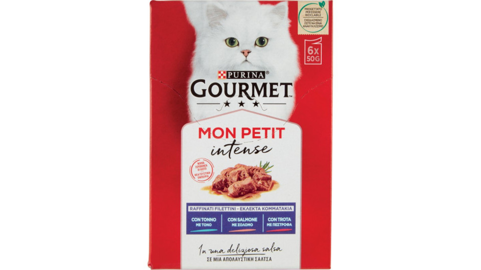 PURINA GOURMET Mon Petit Gatto Irresistibili Ricette con Pesce...