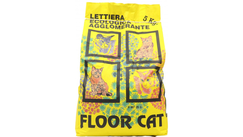 Floor cat lettiera bentonite agglomerante kg.5