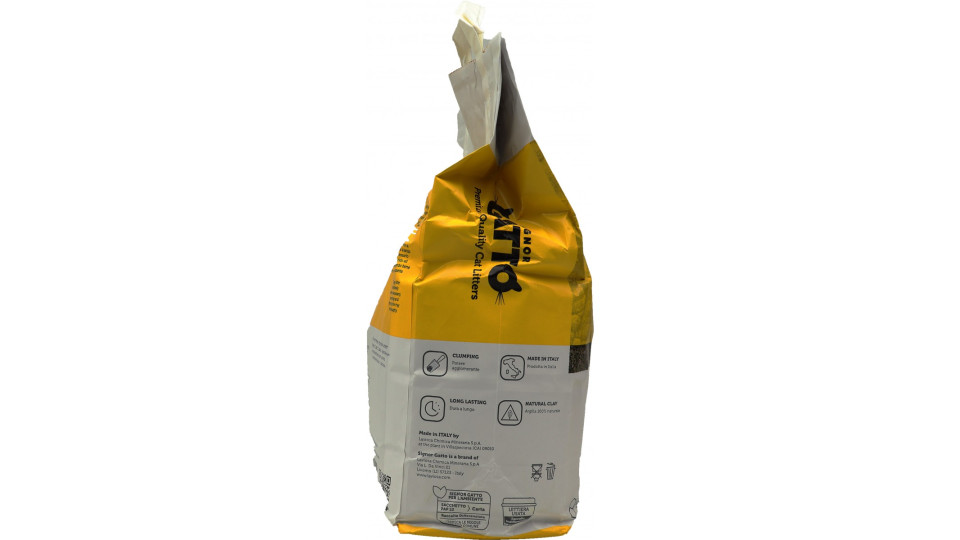 lettiera signor gatto agglomerante a base minerale classic lt.5