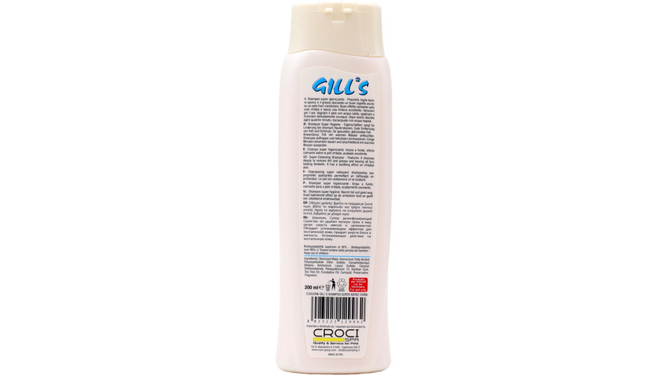 Gill's shampoo cani super igienizzante ml.200
