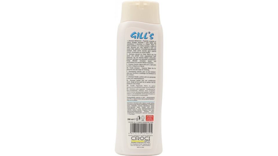 Gill's shampoo cani barboncino ml.200