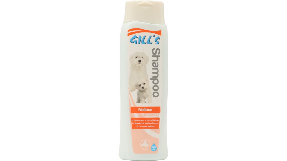 Gill's shampoo cani maltese ml.200