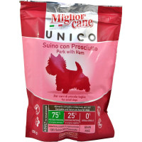 Miglior Cane unico crocchette suino con prosciutto gr.800