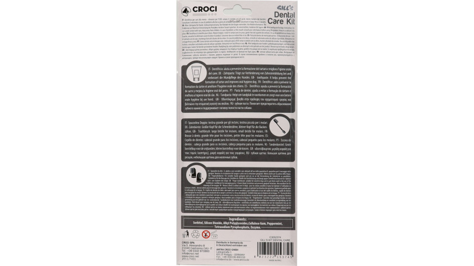 Gill's dental care kit cani mint