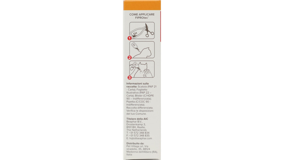 Beaphar fiprotec gatti 1pip ml.0.5