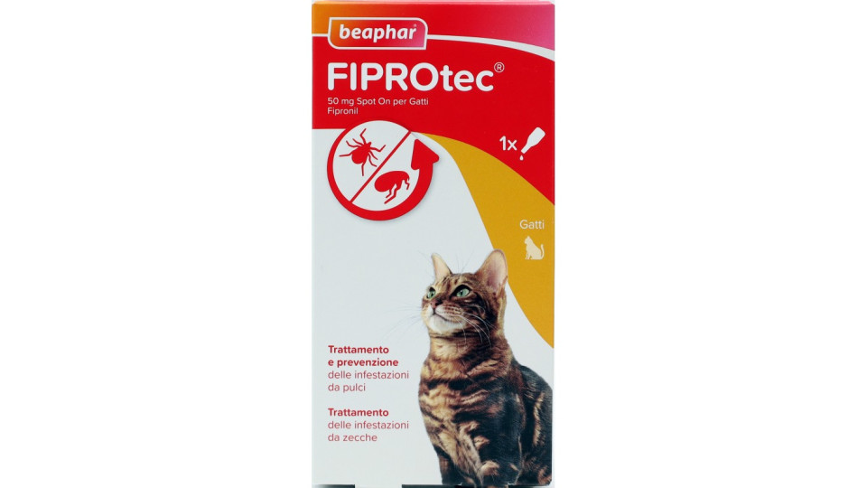 Beaphar fiprotec gatti 1pip ml.0.5