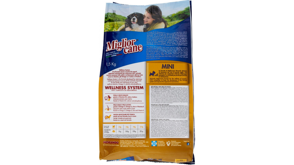Migliorcane crocchette mini kg.1,5