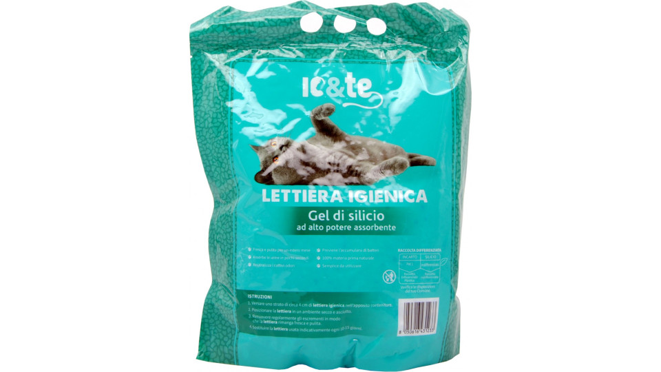 Io & te silicio gatti sabbia lt.3.8