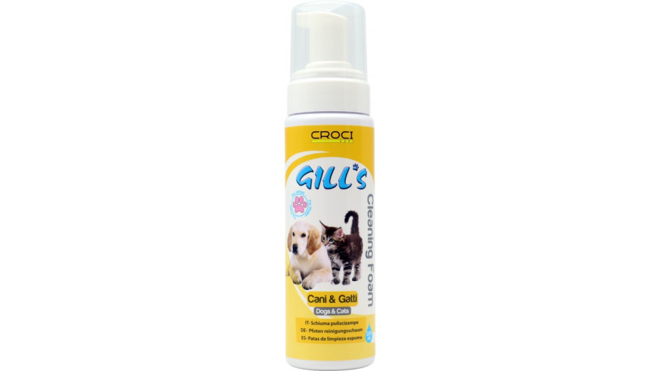 Gill's schiuma pulisci zampe ml.220