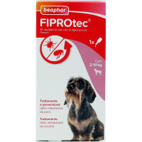 Beaphar fiprotec cani 2-10 kg 1pip