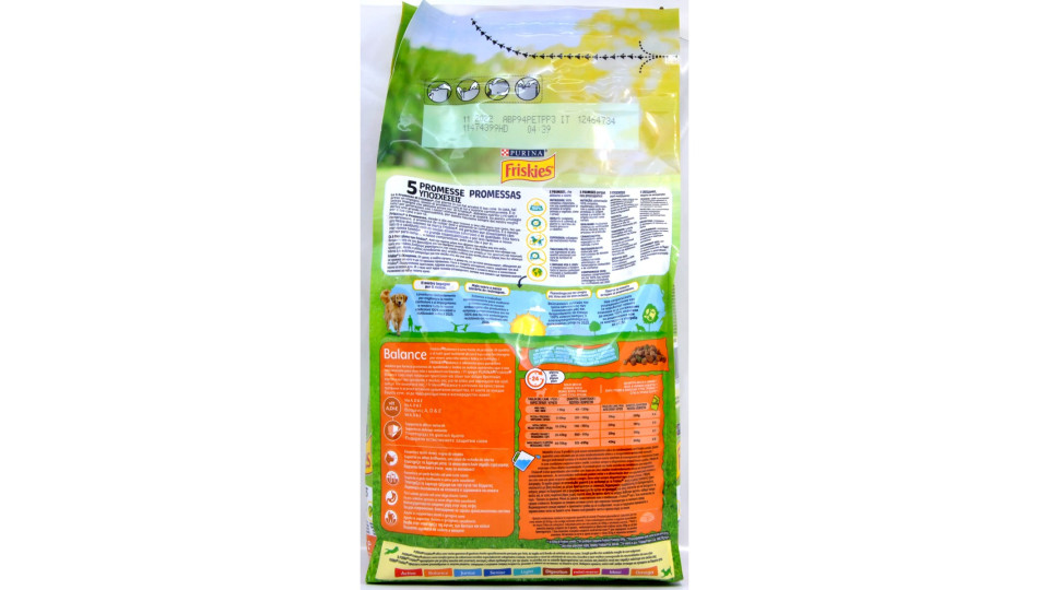 PURINA FRISKIES Cane Balance con un gustoso mix di Pollo e...