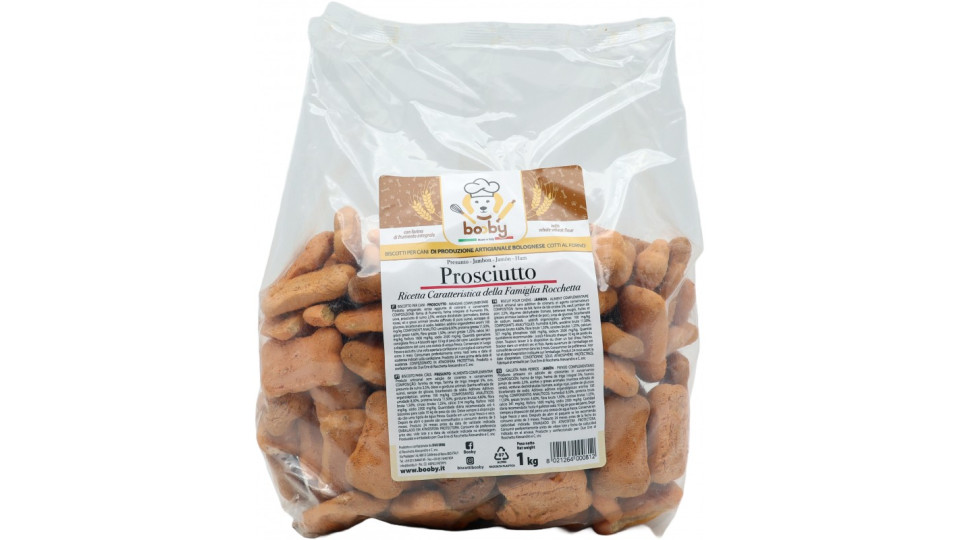 Booby biscotti per cani prosciutto kg.1