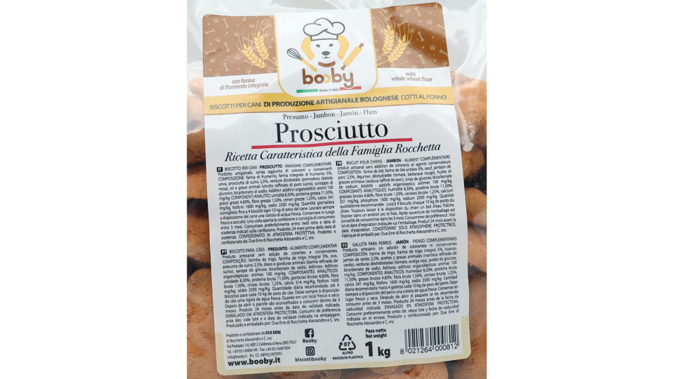 Booby biscotti per cani prosciutto kg.1