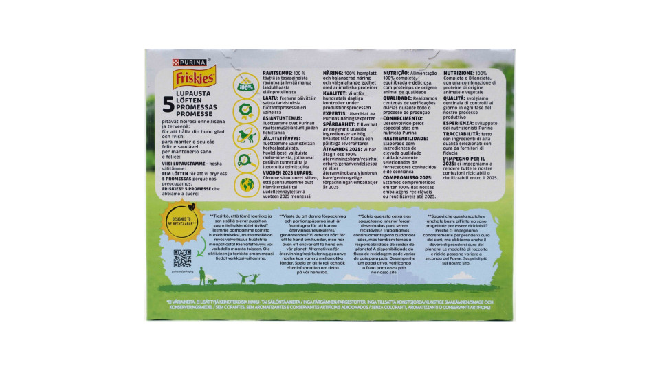 PURINA FRISKIES In Salsa Con Manzo e Patate, Pollo e Carote,...
