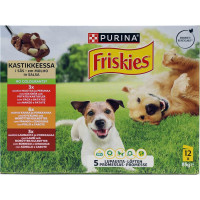 PURINA FRISKIES In Salsa Con Manzo e Patate, Pollo e Carote,...