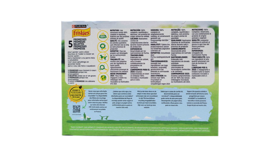PURINA FRISKIES In Gelatina Con Manzo e Carote, Pollo e...