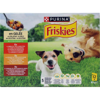 PURINA FRISKIES In Gelatina Con Manzo e Carote, Pollo e...