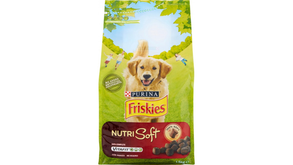 PURINA FRISKIES Cane Secco Crocchette Vitafit Nutri Soft con...