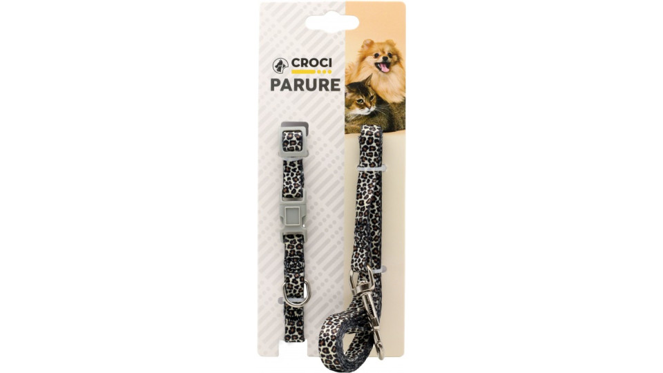 Croci guinzaglio collare parure cani gatti