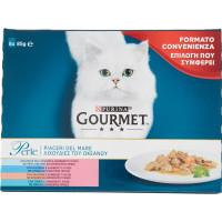 PURINA GOURMET Perle Gatto Piaceri del Mare con Salmone,...