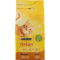 PURINA FRISKIES Gatto Crocchette con Pollo, con Tacchino e con...
