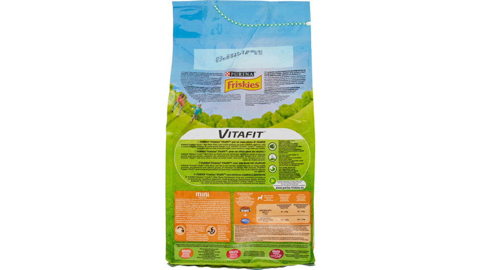 PURINA FRISKIES Cane Secco Crocchette Vitafit Mini Menu con...