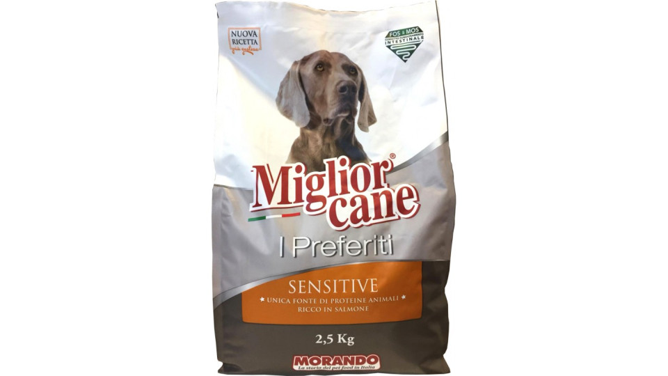 Migliorcane "I preferiti" sensitive salmone kg.2,5