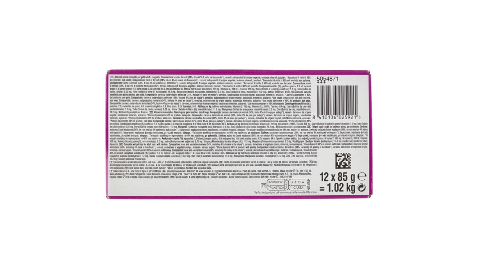 Whiskas Selezione Delicata in salsa con pollo, con pollame,...