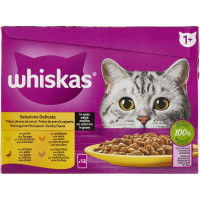 Whiskas Selezione Delicata in salsa con pollo, con pollame,...
