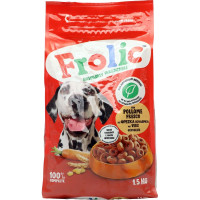 Frolic Complete con Pollame, Verdure e Riso 1,5 kg