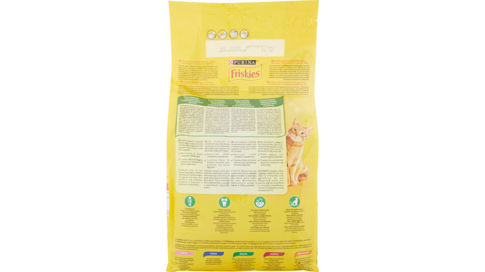 PURINA FRISKIES Gatto Crocchette con Coniglio, con Pollo e con...