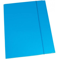 Cartella in cartoncino plastificato 3 lembi 25x34 con elastico...
