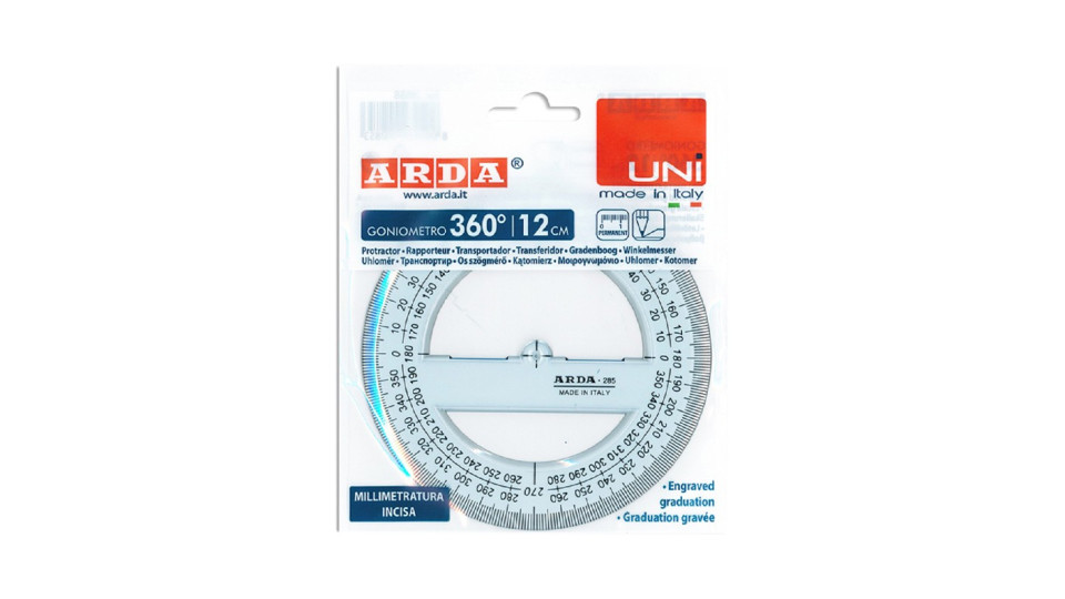 Goniometro 180° arda cm.10