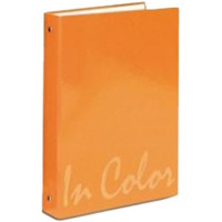 Copertina 4 anelli in linea 29x22 colore arancione
