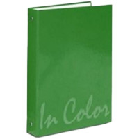Copertina 4 anelli in linea 29x22 colore verde