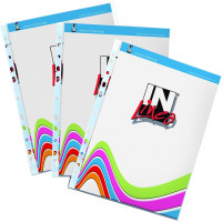 Busta in linea foratura universale trasparente cm.22x30 pz.50