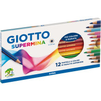 Pastelli giotto 12 colori supermina