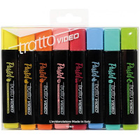 Evidenziatore trattovideo pastel colori assortiti
