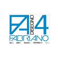 Album disegno fabriano f4 24x33 ruvido fg.20