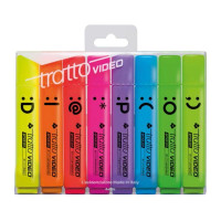 Evidenziatore trattovideo emotion colori assortiti pz.8