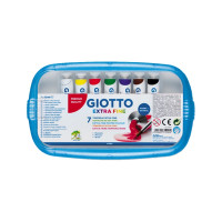 Tempere giotto tubo 4 ml.12 cf. da 7 colori