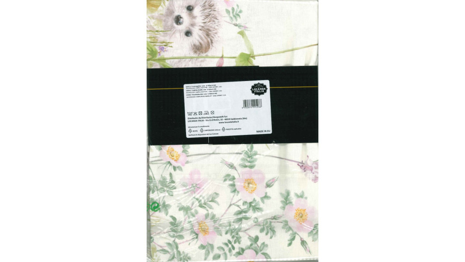 Locanda italia tovaglia 100% cotone riccio cm.140x140