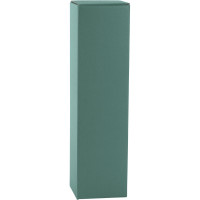 Scatola 1 bottiglia bordolese cm.9x9x34 fibra verde