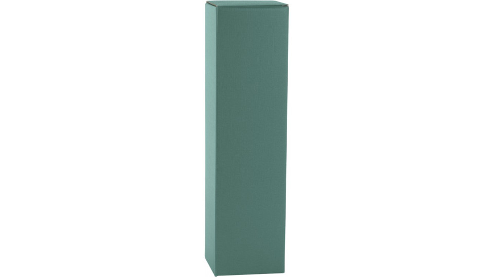 Scatola 1 bottiglia bordolese cm.9x9x34 fibra verde