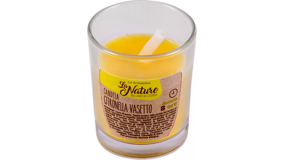 La nature vasetto citronella vetro d.5.5