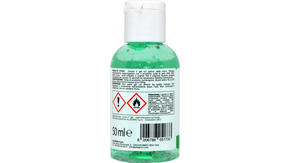 Primagel plus gel disinfettante mani ml.50