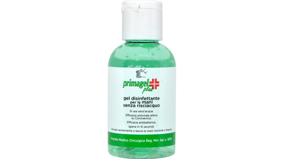 Primagel plus gel disinfettante mani ml.50
