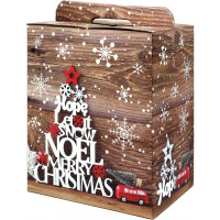 Scatola cm.28x20,5x34 snowflakes